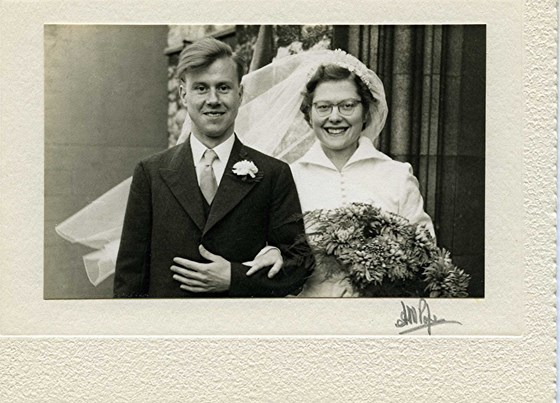 Geoff and Faith, 4 December 1954