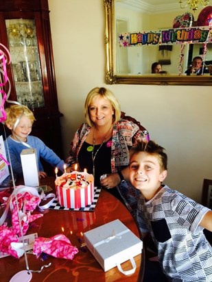 Mums birthday with her favourite grandsons xx