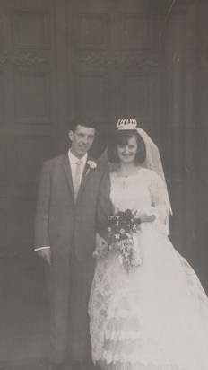 Dad and Mum's wedding