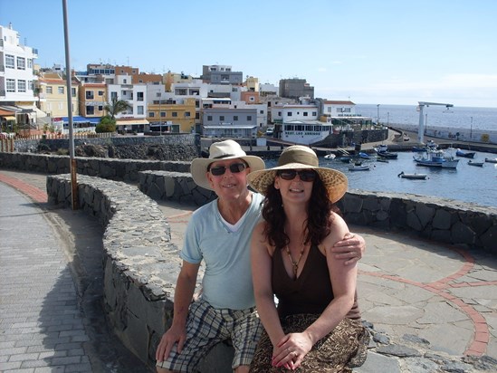 Dad and Ange Tenerife