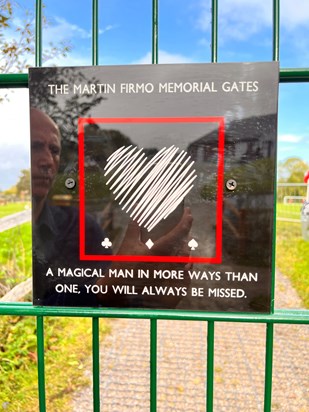 MF Tribute Gate Plaque Southwater FC 2023