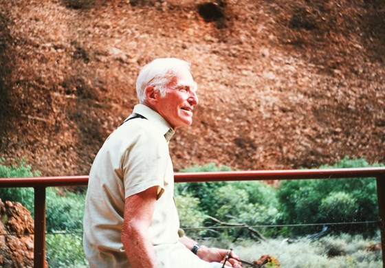 Mark Braimbridge at Uluru