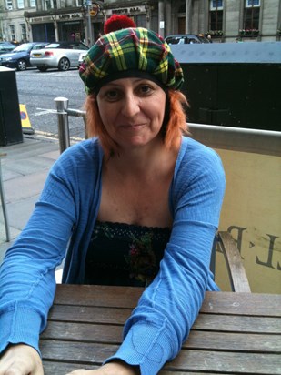 Tracy in Edinburgh 