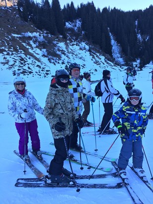 Skiing with the family 2017
