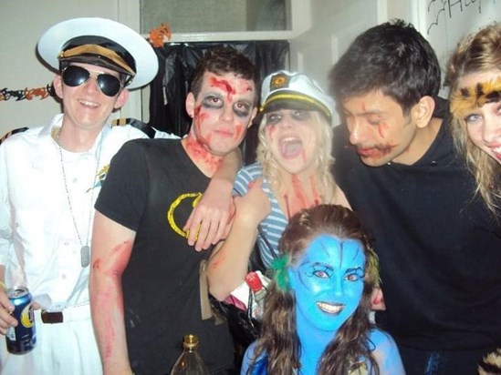 Ross in fancy dress at Halloween party 2010