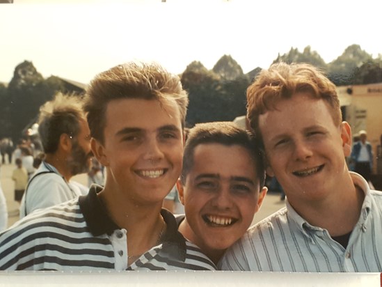 Nigel, Craig & Jim. Abingdon airshow '90