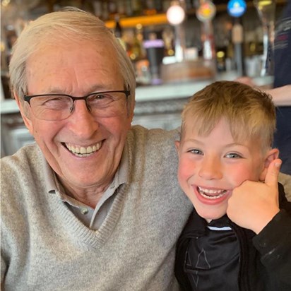 Grandpa & Zac 2 Dillons Anglesey 2022