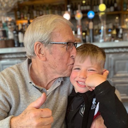 Grandpa & Zac 3 Dillons Anglesey 2022