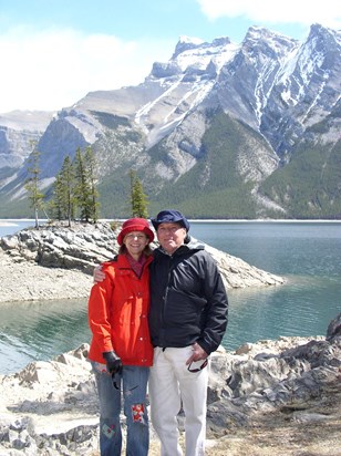 Beverly and Howard at Banff, Canada