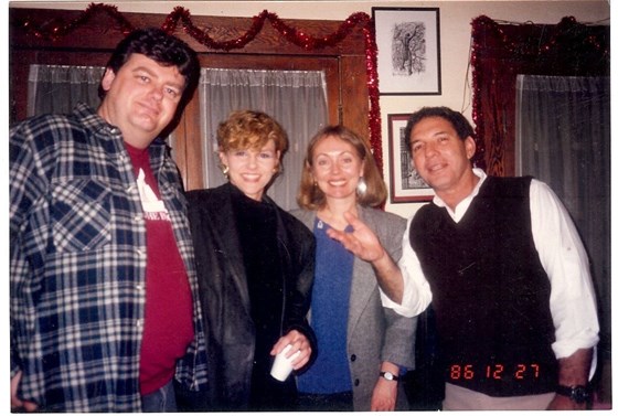 Dan, Romain, Bev & Howard Dec 1987 Na Balom