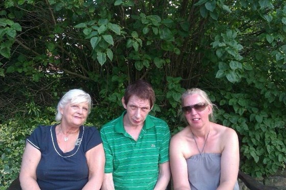 Ian with his mum Lynn & sister Sally xx