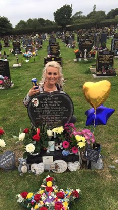 Kerry visiting her amazing Dad xxxx