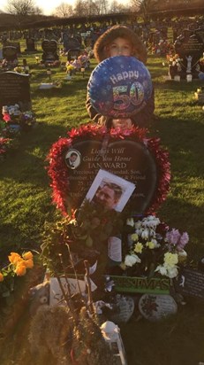 As we opened our eyes this morning We looked to the heavens above We whispered 'Happy Birthday Ian' And sent him all our love  Thinking of Ian,a very special Brother, Brother~In~Law & Uncle who would have been 50 today  x x x x x