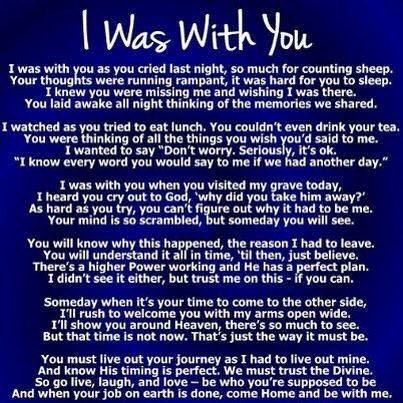 From Kerry x This is the most truest heartwarming poem I've ever heard since my dad left me here.....4th year with out my rock....heavens gain& my massive loss.....to everyone who lost there dad sending my love as I know it's sad :(