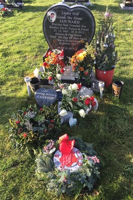 Missing you Ian at Christmas time & always xx