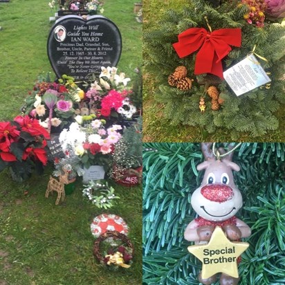 Thinking of a very special brother at christmas time & always xxxx