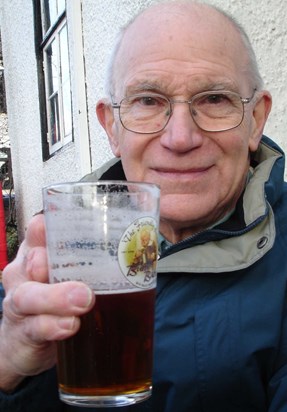 dad with pint