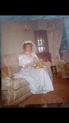 Mum on her wedding day xxx