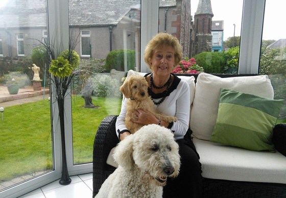 Pat with her furry friends, they will miss her so much❤️