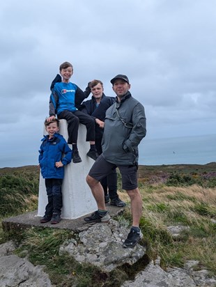 A super family photo. Three great lads and a great Dad!