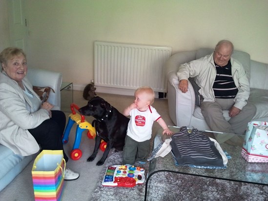 My mum just months before her stroke with her great grandson wee Sam. Crazy!