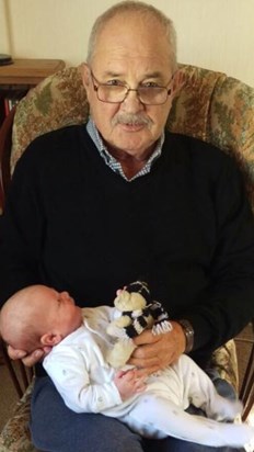 Alan with his great Grandson