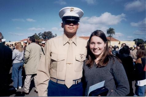 jonathan and Heather at MCRD in San Diego,Ca. graduation...ScannedImage051 051 051