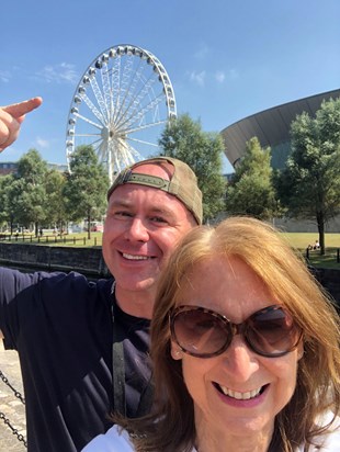Gareth & Mum Liverpool Docks, the Big Wheel
