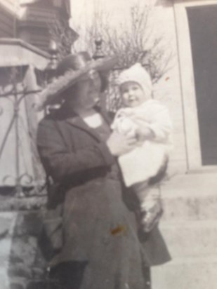 Rowena in 1921 with her Grandmother