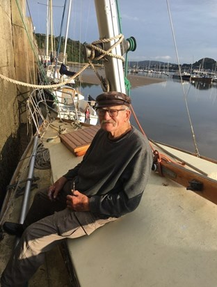 Dad, still Sailing on.