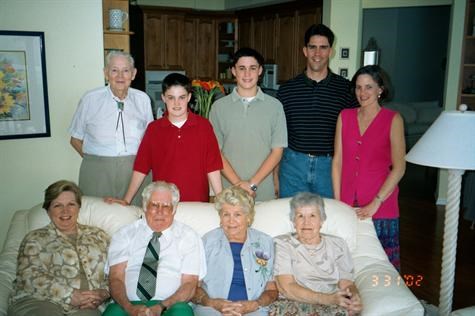 Mom, Dad, Flo, Lee, & Chris' family