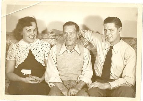 Mom, Dad & Granpa Roe 1937