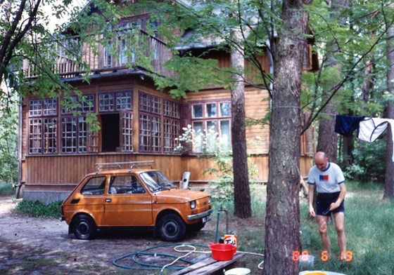 1988 - Howard joined Janusz at Magdalenka, the family vacation home outside Warsaw.