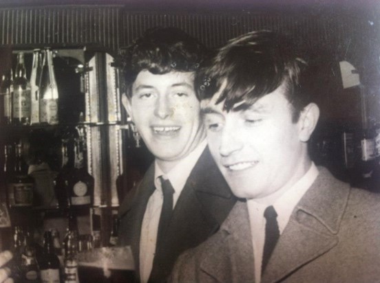 My Dad on the right with my uncle Gerry