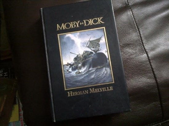 For my 11th birthday, Grandad bought me this book - Moby Dick.