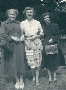Mum with two of her sister in laws
