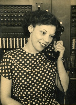 Molly at Work in the Early 1950s