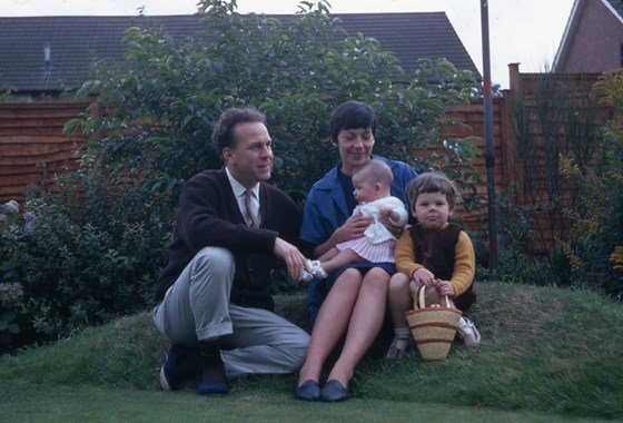 Molly's Family in the Garden in 1967