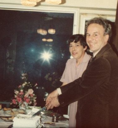 Molly and Geoff's 25th Anniversary in 1980