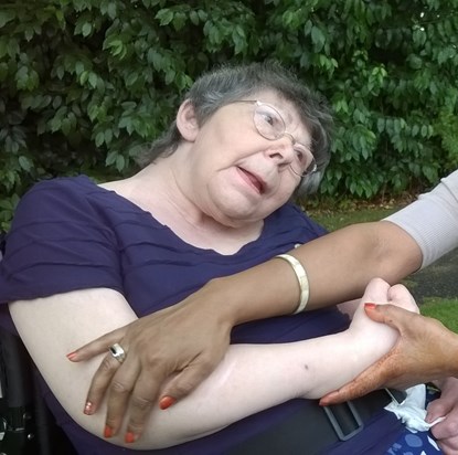 Molly Enjoying a Massage at Soho House Museum in July 2014
