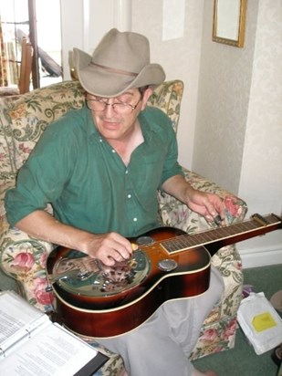 At Pickering 2009, he borrowed my Cowboy Hat