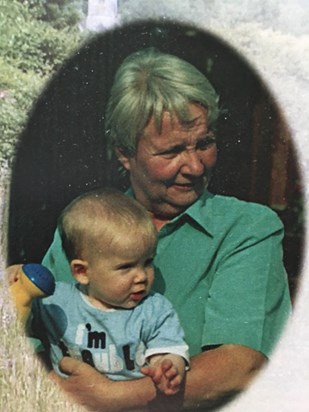 Sue and her grandson Loui