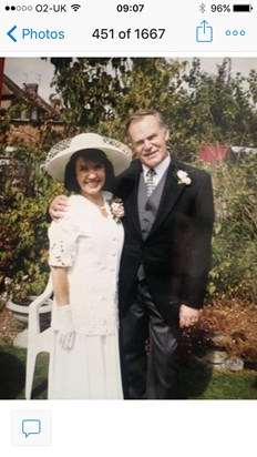 Mum and Dad ... On my Wedding Day