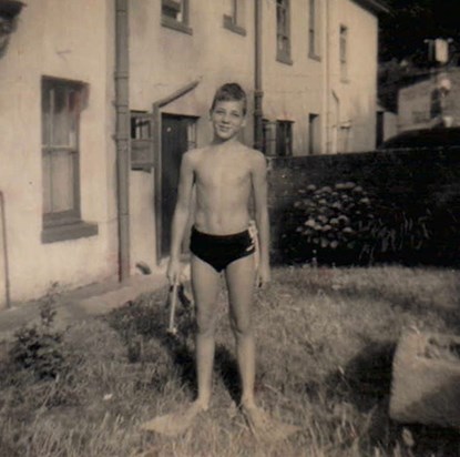Graham age 12 at Fernham Terrace