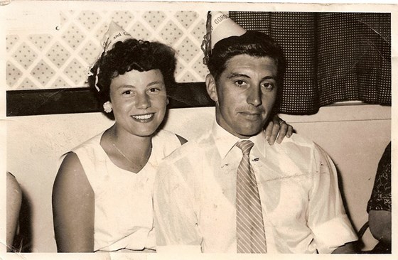 Mum and Dad as a young couple