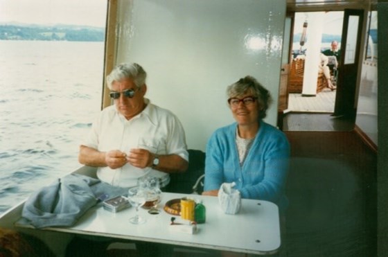 Mum and Dad on holiday 1982