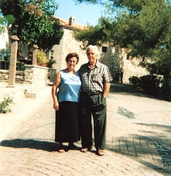 Me and my brother at Ag. Taxiarchis - Mytilene in 2003 with love from your sister Ellou x
