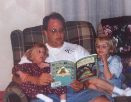 Reading with my Daddy