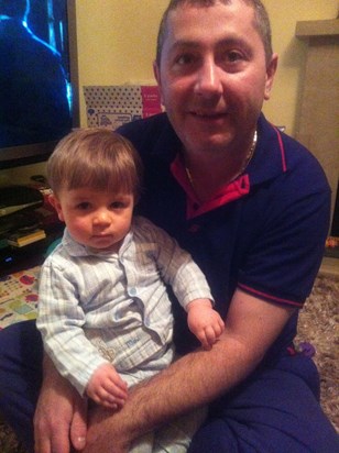 Grandad Darren & his eldest Grandson Lucas