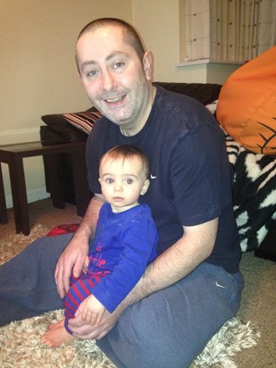 Grandad Darren & his youngest Grandson Rocky